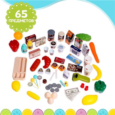 Игровой модуль «Супермаркет», 65 предметов, свет, звук